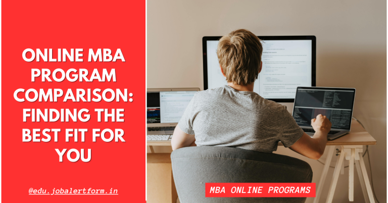 Online MBA Program Comparison