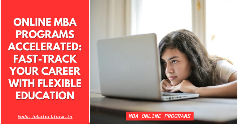 online MBA program accelerated