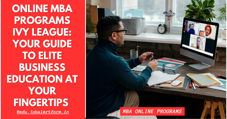 Online MBA Programs Ivy League