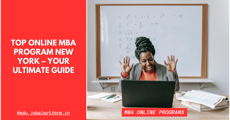 Online MBA Program New York