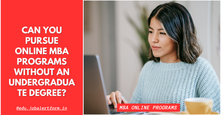Online MBA Programs Without an Undergraduate Degree