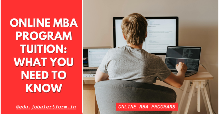 Online MBA Program Tuition